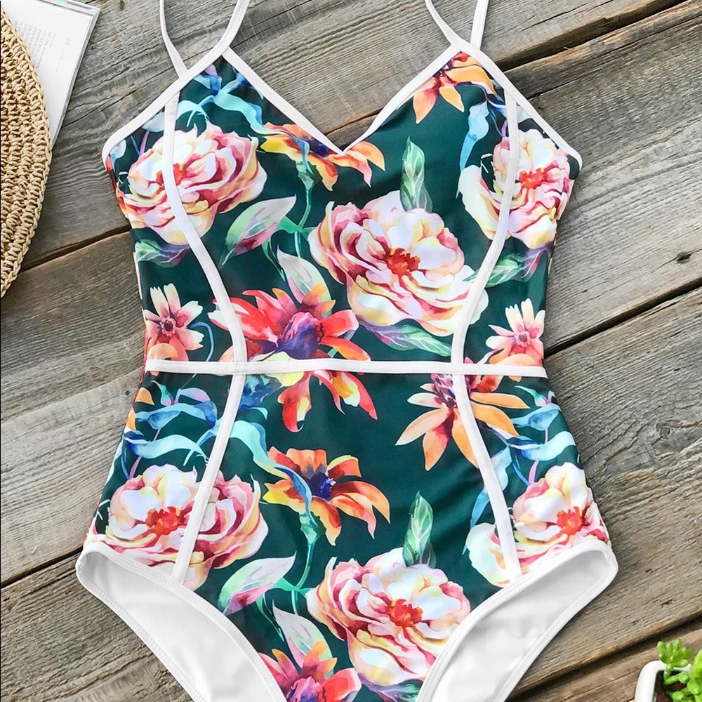 Cupshe Floral One Piece
